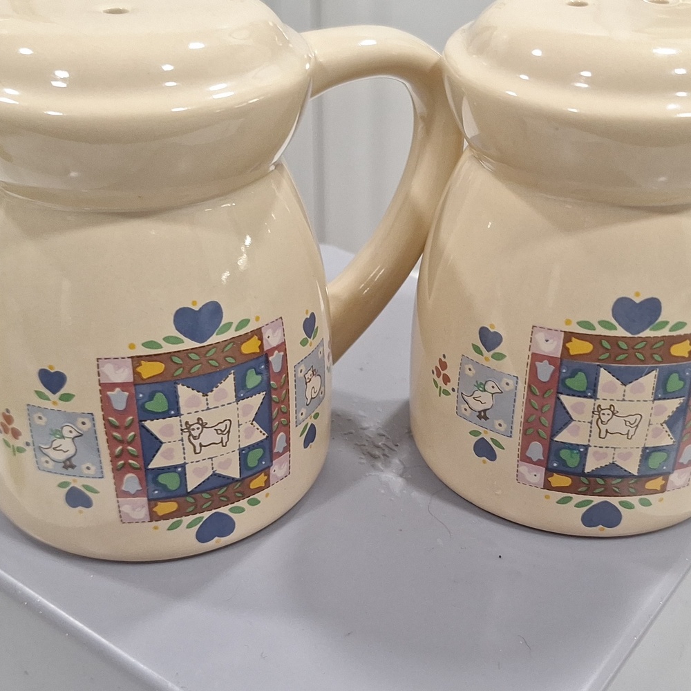 Vintage salt and pepper shakers